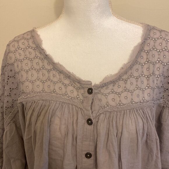 Free People EUC, never worn. size XS slate top - Boho dream! - Picture 2 of 5